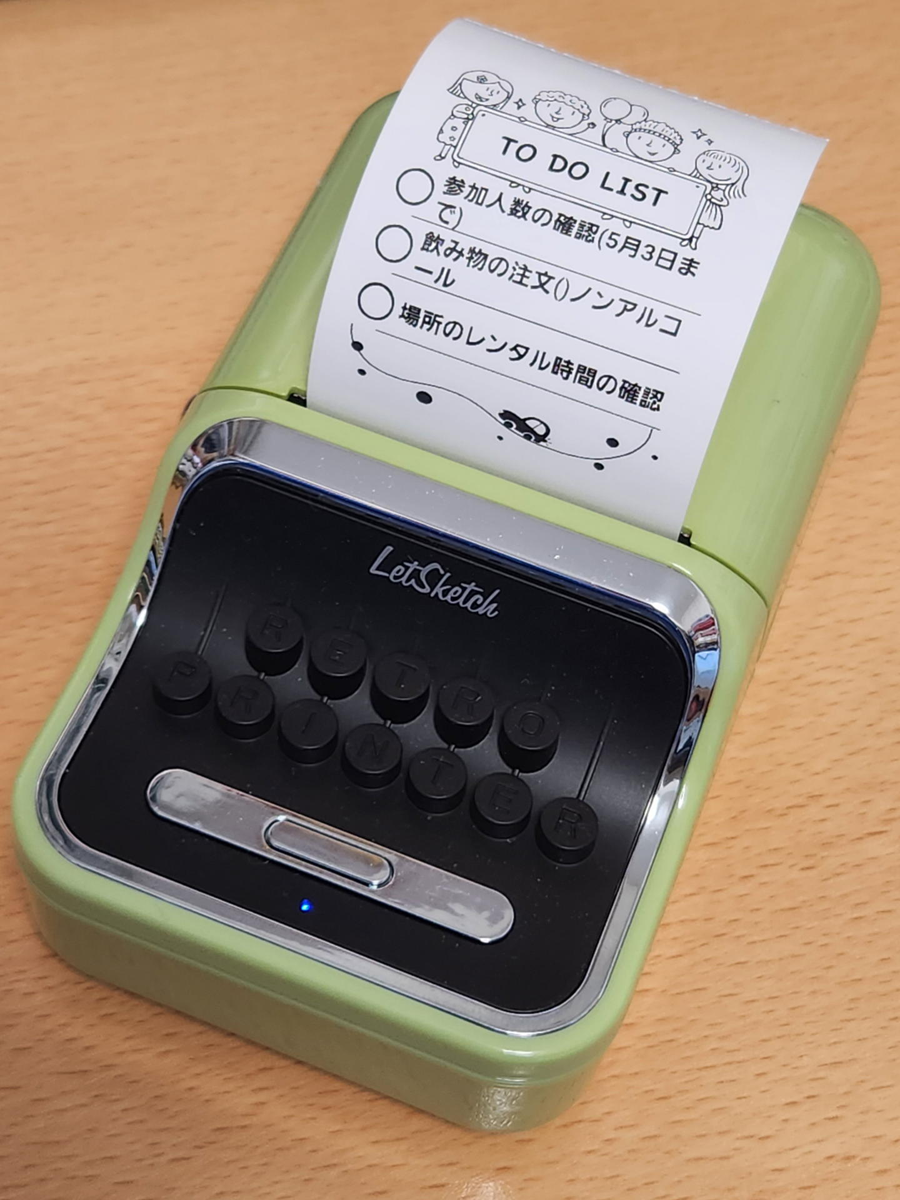 LetSketch（レットスケッチ） サーマルプリンター モバイル